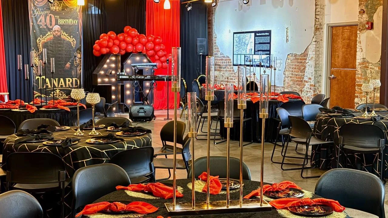 Tanard's 40th Birthday — Red, Black & Gold